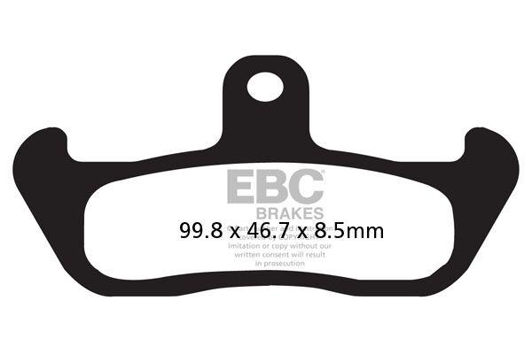 FA134 - EBC FA Series Organic Brake Pads For Husqvarna CR125 1991 Front