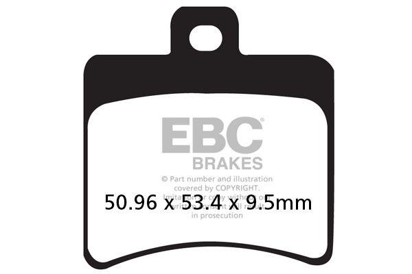 SFAC298 - EBC SFAC Carbon Series Scooter Brake Pads For Aprilia Atlantic 125 2003-2008 Rear