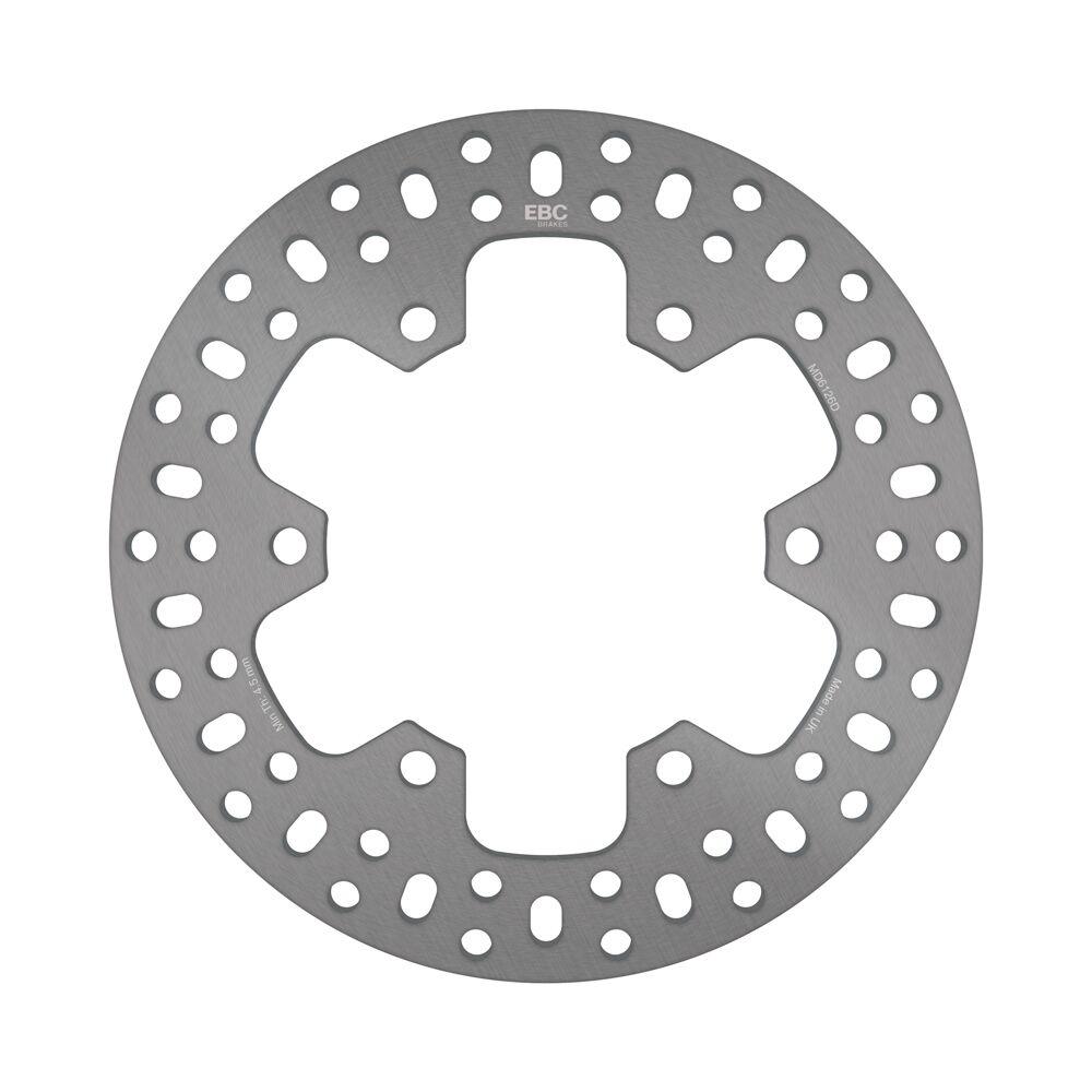 Ebc Silver/Zinc Md6126d - Round D-Series Fixed Brake Disc For Husqvarna Cr125 1991-1999 Rear