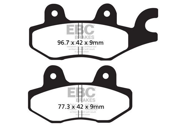 GPFAX197HH - EBC GPFAX Series Race Sintered Brake Pads For Kawasaki EX300 Ninja 2013-2016 Fit Front Or Rear