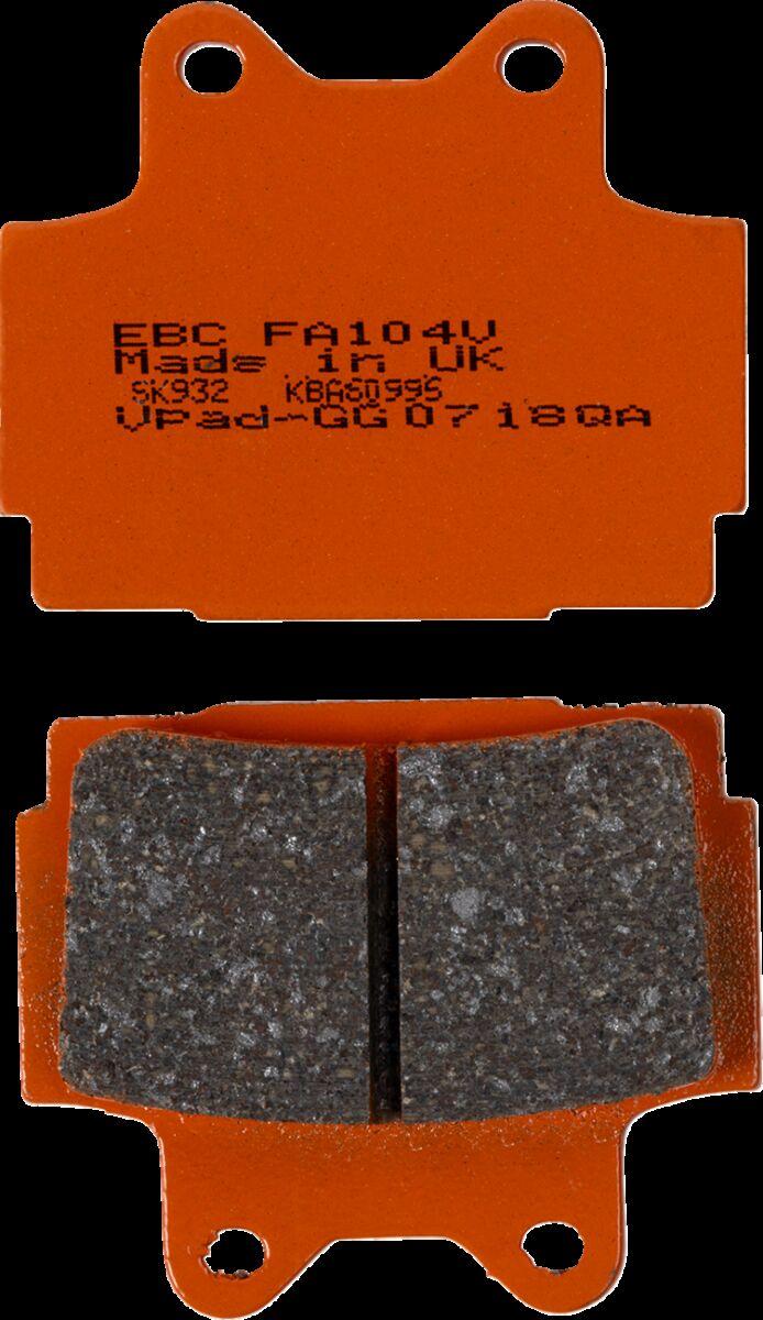 FA104 - EBC Organic Base FA Brake Pads For Yamaha FZ 600 1986-1988 Rear
