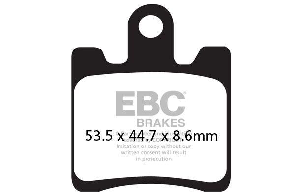 SFAC283/4 - EBC SFAC Carbon Series Scooter Brake Pads For Suzuki AN 250 Burgman 1998-2001 Front
