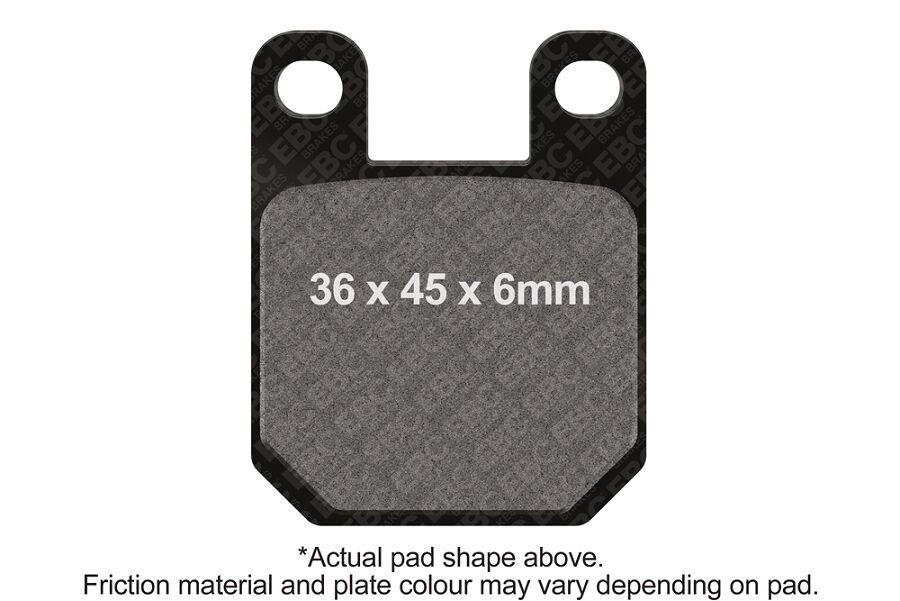 FA115TT - EBC TT Sport Carbon Fusion Brake Pads For Sherco 1.25 125 2000-2005 Fits Front Or Rear