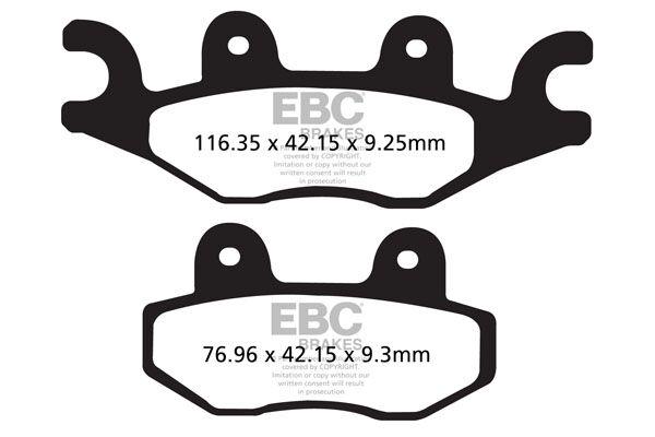 SFA484 - EBC SFA Series Organic Scooter Brake Pads For TGB X-Motion 125 EFI 2011-2013 Front