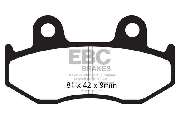 SFAC323 - EBC SFAC Carbon Series Scooter Brake Pads For Honda NES 125 2000-2005 Front