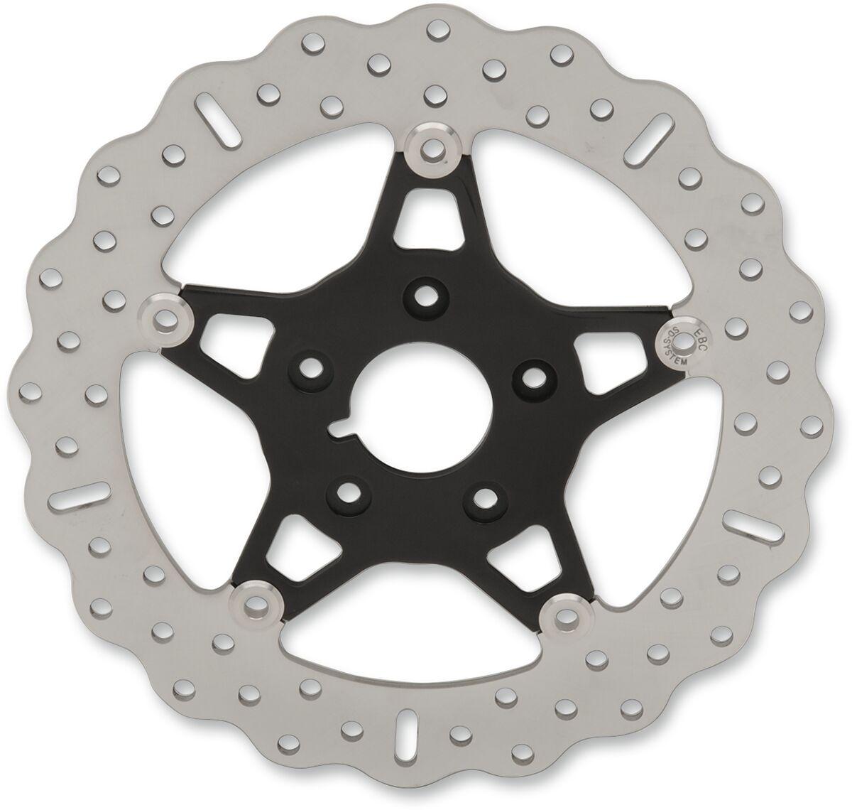 FSD005CBLK - EBC FSD Series Stainless Steel Brake Disc For Harley Davidson FLST 1340 1987-1990 Front Left