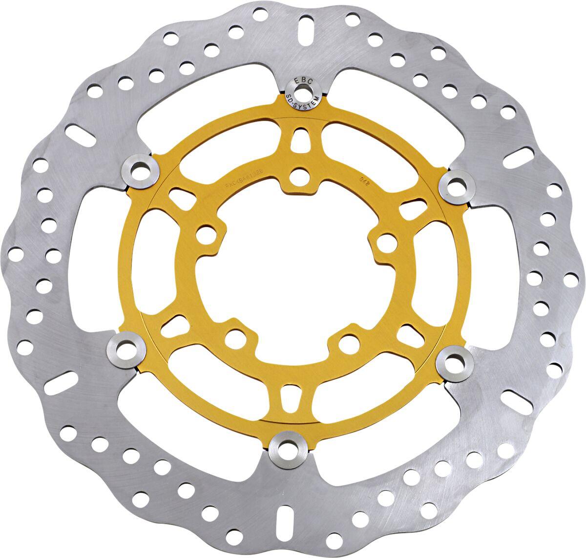 Ebc Gold/Silver Md842xc - Pro-Lite Xc Contour Brake Disc For Triumph Tiger 1200 Abs 2020 Front