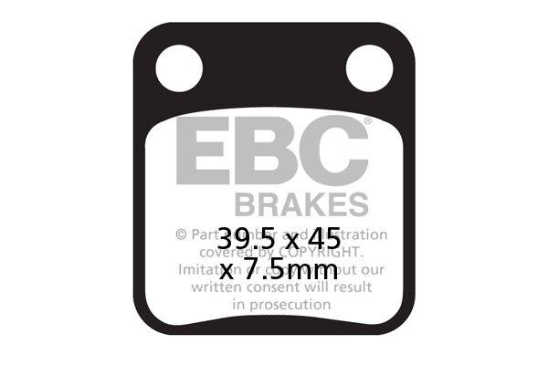 SFAC054 - EBC SFAC Carbon Series Scooter Brake Pads For Lex-Moto Adrenaline 125 2007-2018 Rear