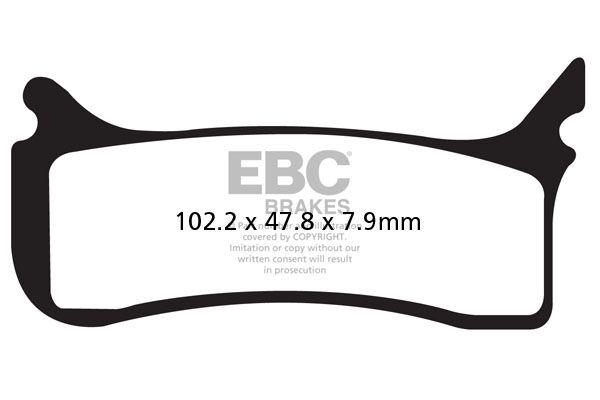 EPFA406HH - EBC EPFA Series Extreme Pro Sintered Brake Pads For Husaberg FS 450 C 2004 Front