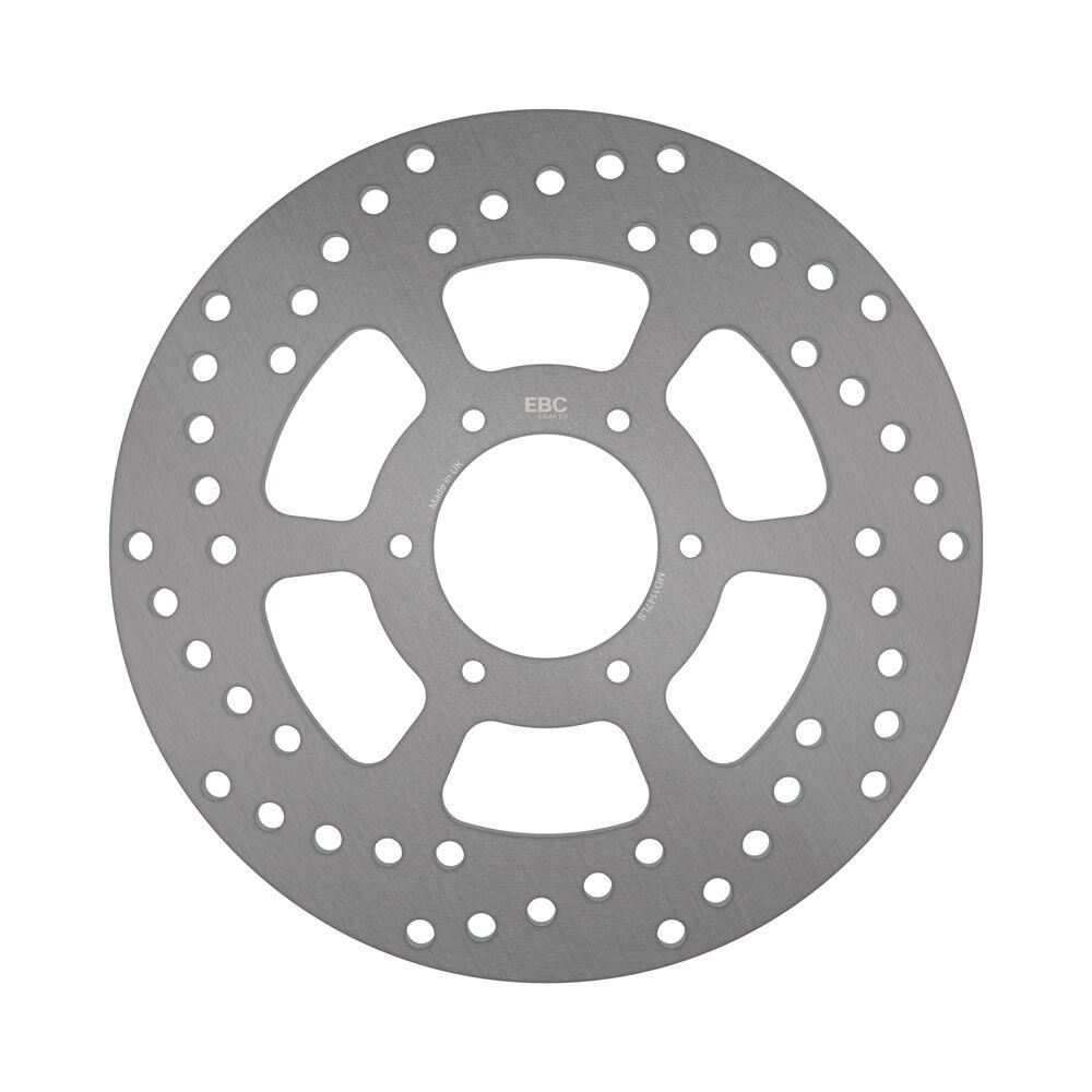Ebc Silver/Stainless Steel/Zinc Md1147ls - Round Hpsr Solid Brake Disc For Honda Clr 125 1999-2000 Front Left