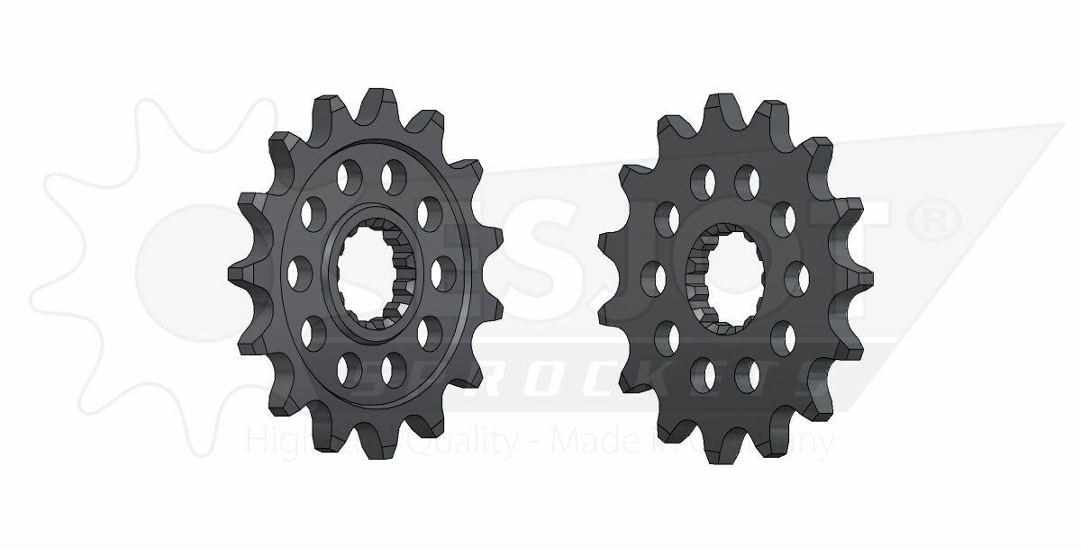 50-32006-15S - Esjot Sport 520 Sprocket For Moto Morini 6 1/2 Seimmezzo 650 SCR ABS 2022-2024 Front 15T