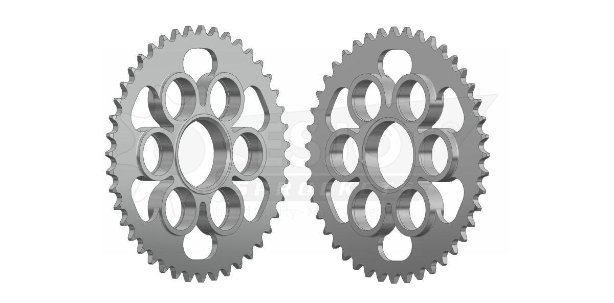 50-32160-43 - Esjot Standard 520 Sprocket For Ducati Panigale V2 955 ABS 2020-2022 Rear Zinc Plated 43T