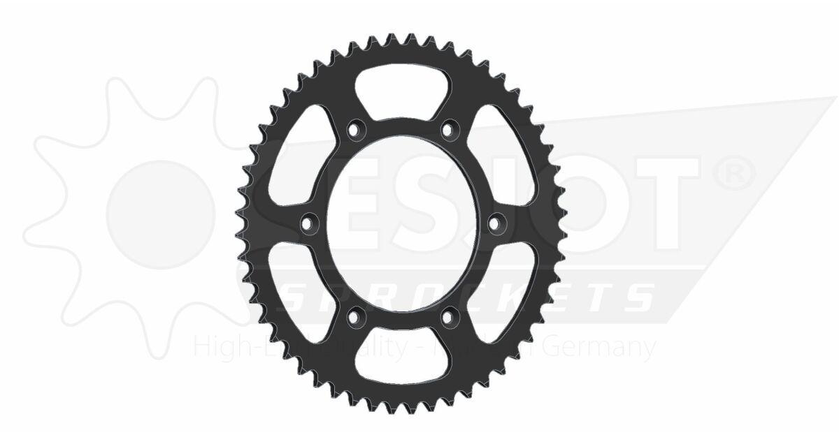 50-32045-52 - Esjot Standard 520 Sprocket For Honda CR125 1984-2007 Rear Black 52T