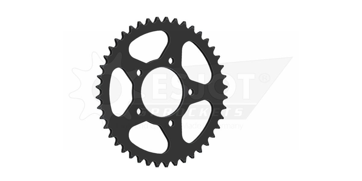 Esjot Black 50-29044-44 - Standard 525 Sprocket For Benelli Bn 302 Abs 2017-2020 Rear 44T