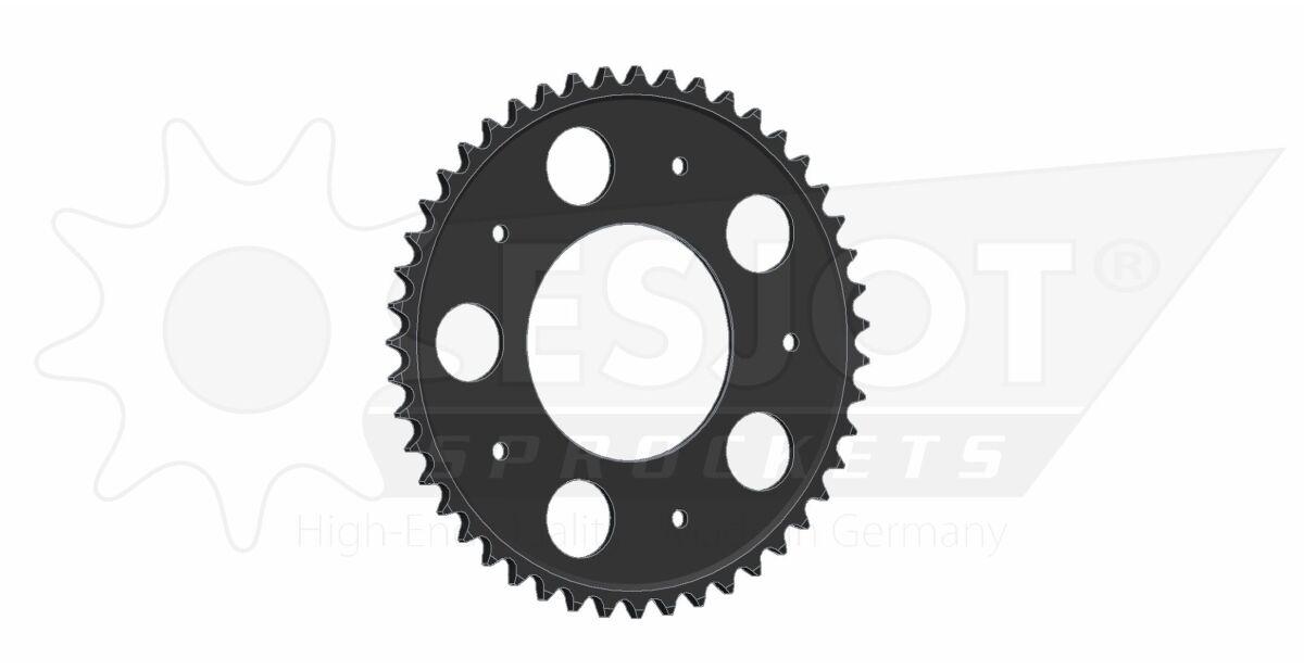 50-29040-47 - Esjot Standard 525 Sprocket For Gilera GP 800 2007-2012 Rear Black 47T