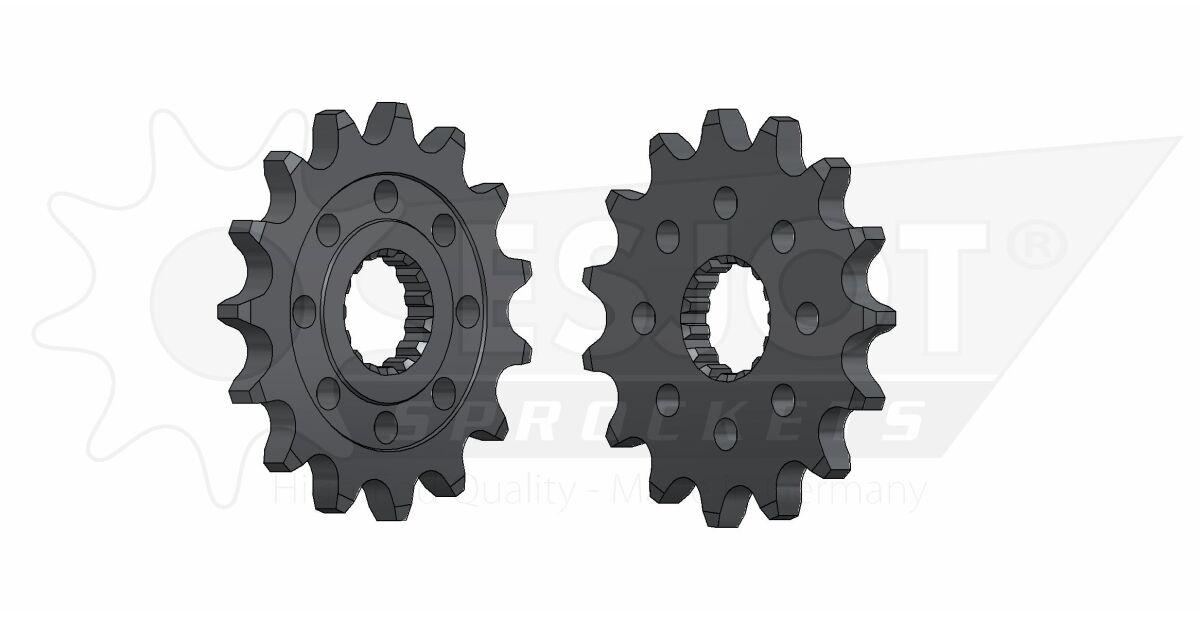 50-29055-15S - Esjot Sport 525 Sprocket For Royal Enfield Continental GT 650 EFI ABS 2019-2022 Front 15T