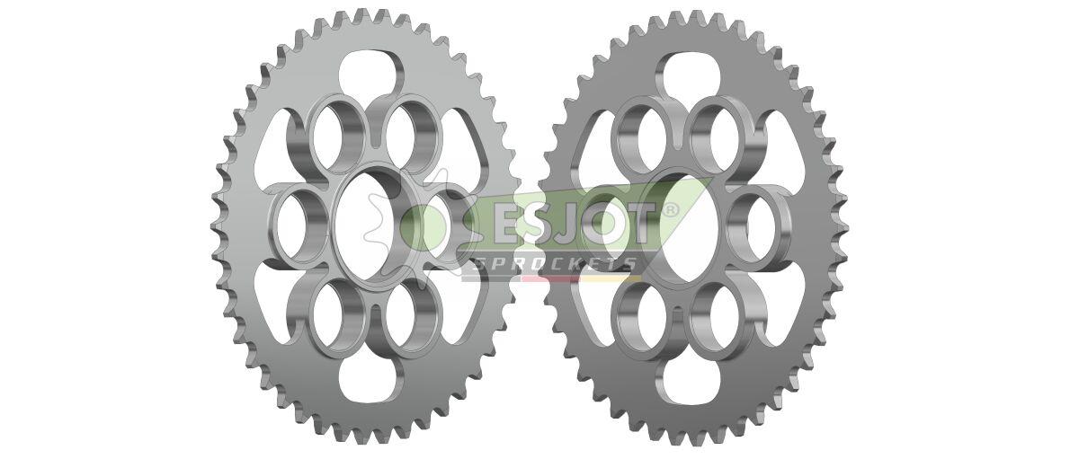 50-32160-45 - Esjot Standard 520 Sprocket For Ducati Streetfighter V2 955 ABS 2022-2023 Rear Zinc Plated 45T