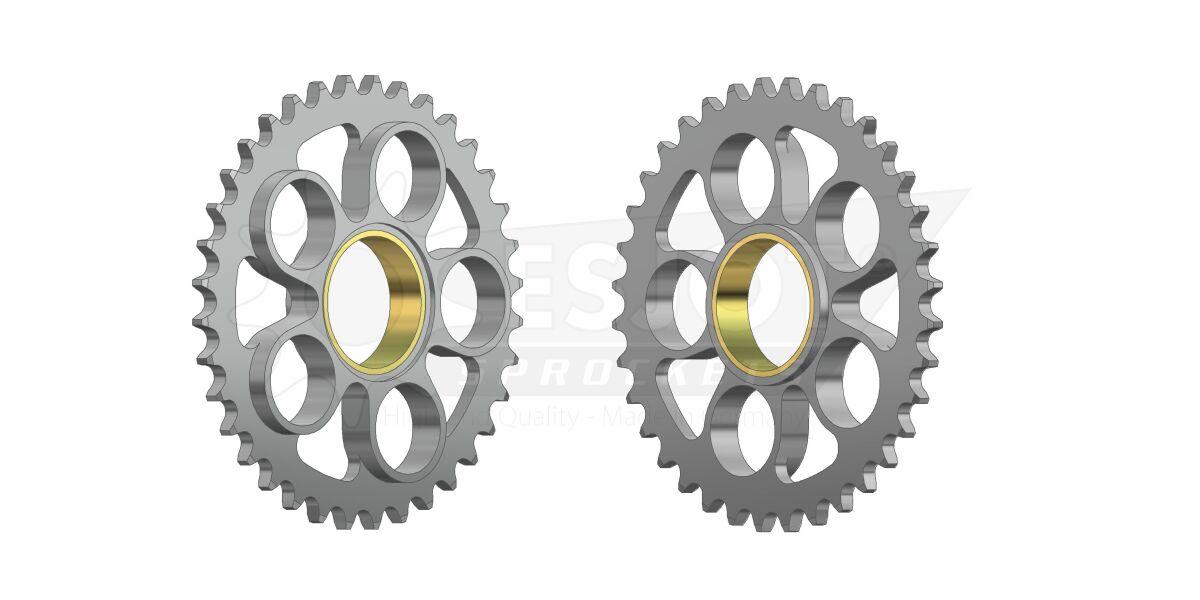 50-29020-36 - Esjot Standard 525 Sprocket For Ducati 916 1995-1997 Rear Zinc Plated 36T