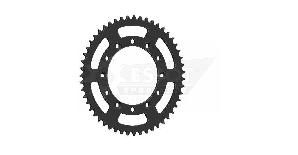 Esjot Black 50-32001-51 - Standard 520 Sprocket For Yamaha Ttr230 2005-2026 Rear 51T