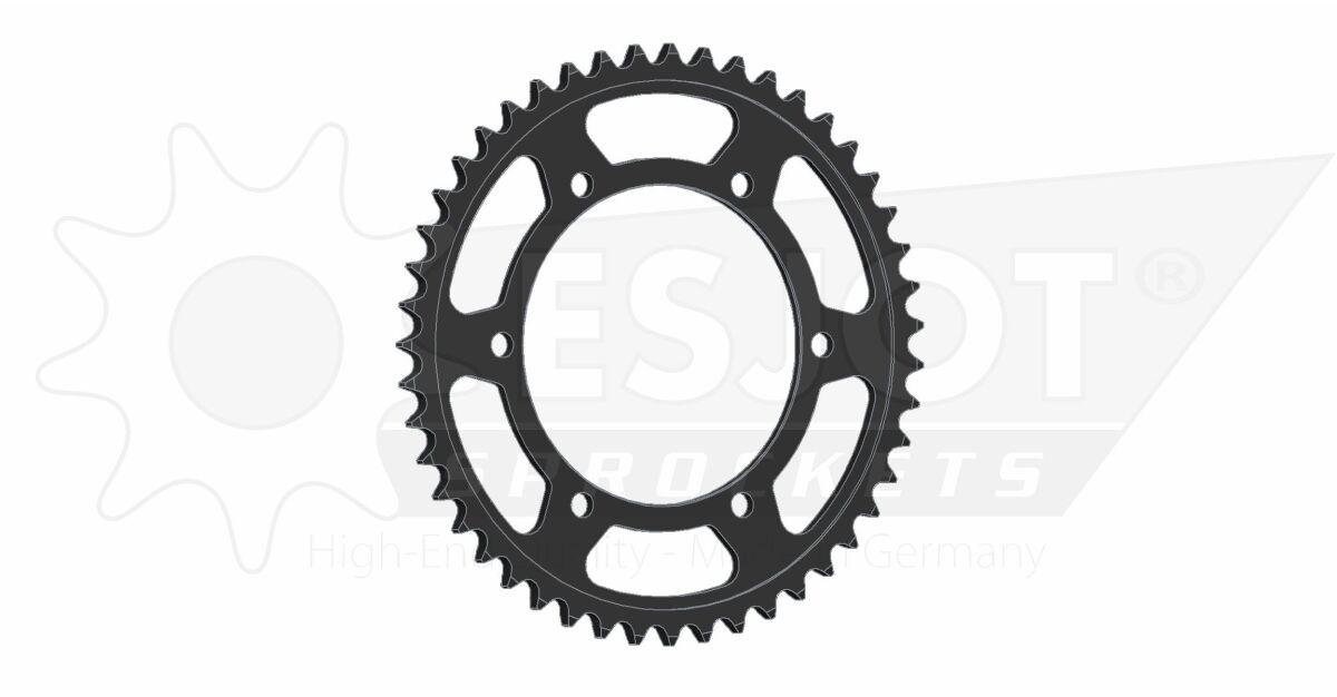 50-29001-47 - Esjot Standard 525 Sprocket For Yamaha FZ8 N 2010-2016 Rear Black 47T