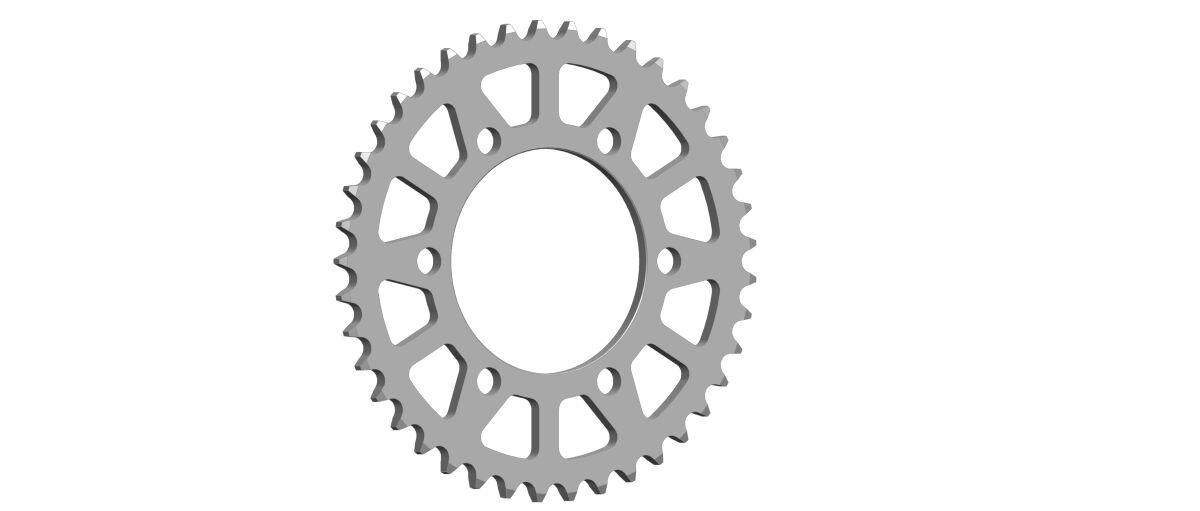 50-29067-41 - Esjot Standard 525 Sprocket For Brixton BX 1200 ABS 2024-2025 Rear Black 41T