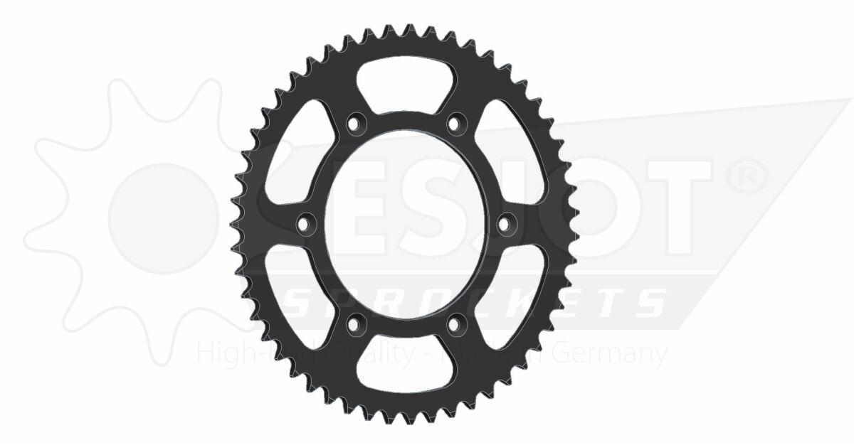 50-32045-51 - Esjot Standard 520 Sprocket For Honda CR125 1984-2007 Rear Black 51T