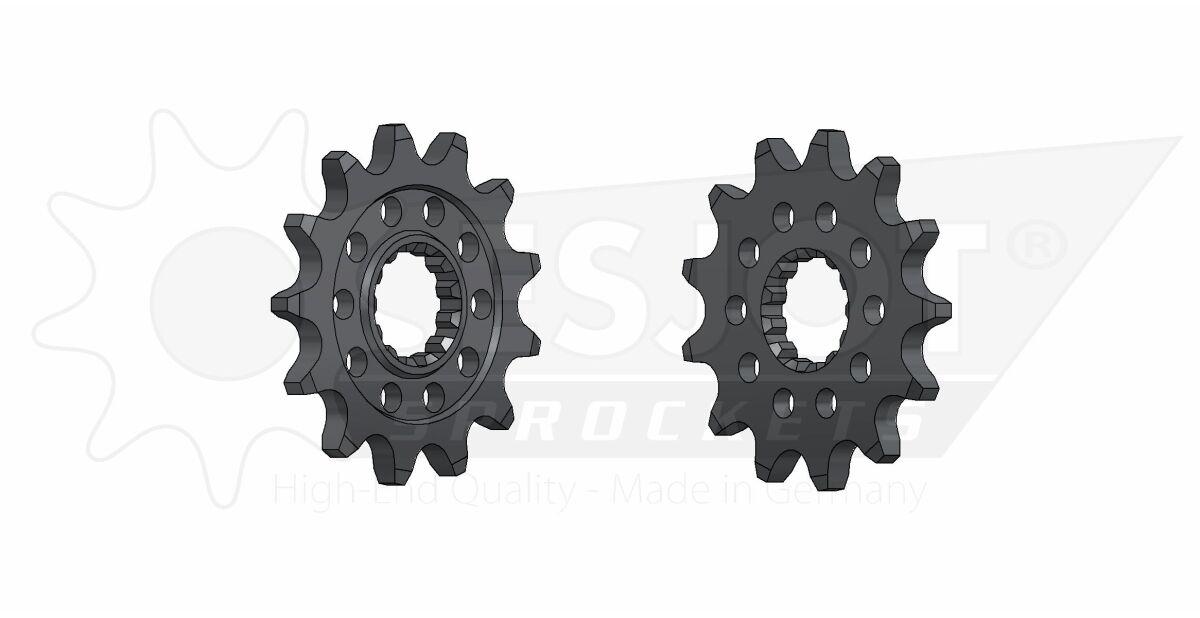 50-32006-13S - Esjot Sport 520 Sprocket For Moto Morini 6 1/2 Seimmezzo 650 SCR ABS 2022-2024 Front 13T