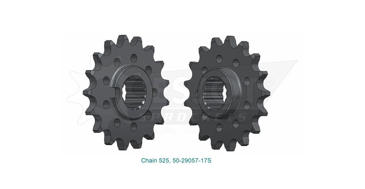 50-29057-17S - Esjot Sport 525 Sprocket For Mv Agusta Brutale 800 R ABS 2023-2025 Front 17T