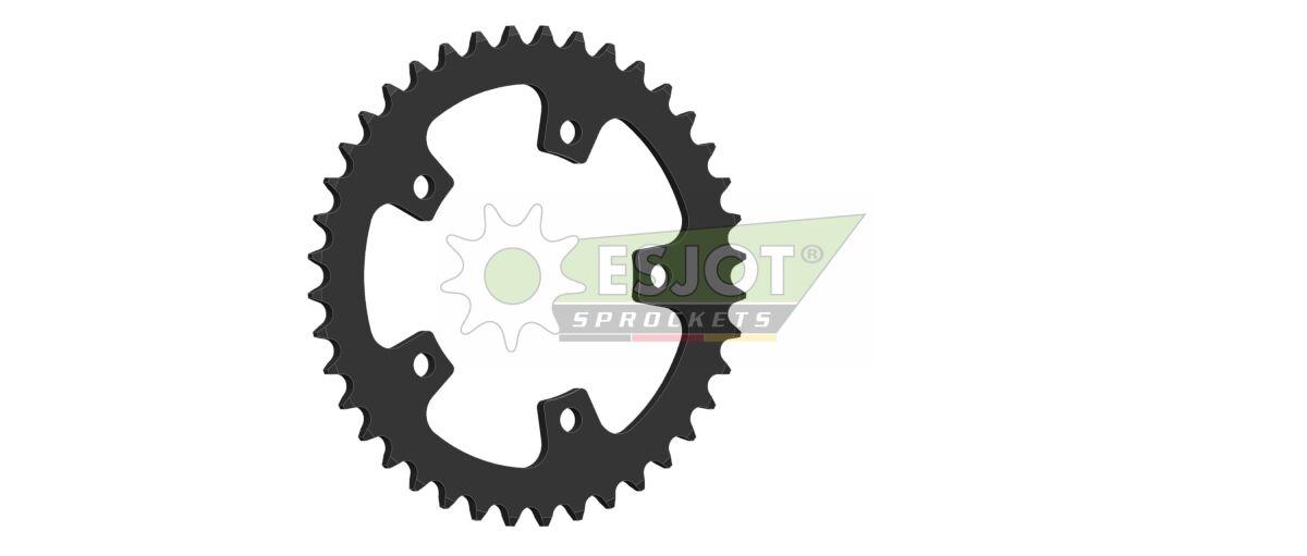 50-32188-40 - Esjot Standard 520 Sprocket For Royal Enfield Super Meteor 650 ABS 2024-2025 Rear Black