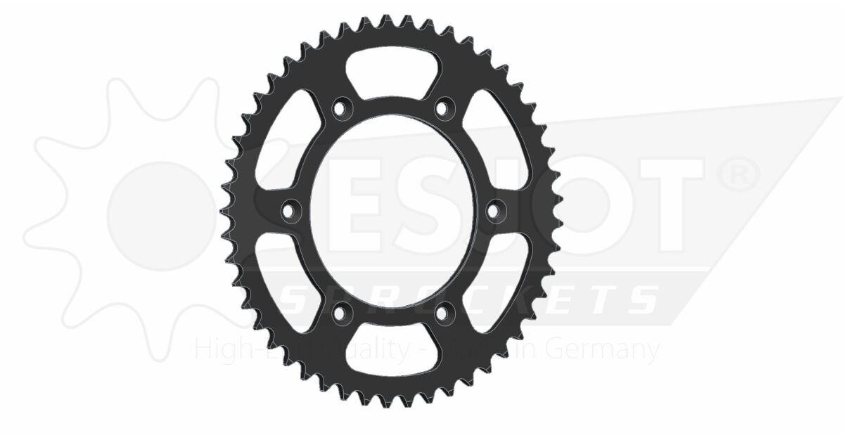 Esjot Black 50-32045-49 - Standard 520 Sprocket For Honda Cr125 1984-2007 Rear 49T