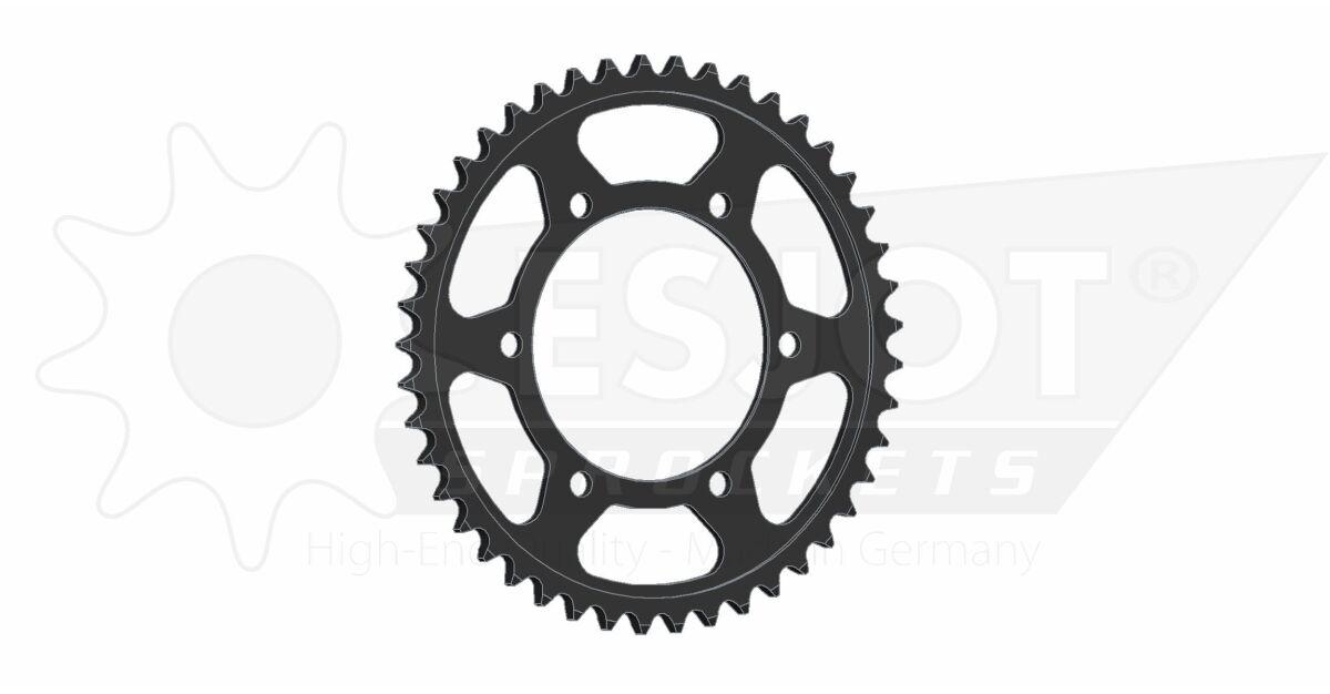 50-29037-45 - Esjot Standard 525 Sprocket For Yamaha FJ-09 850 ABS Rear Black 45T
