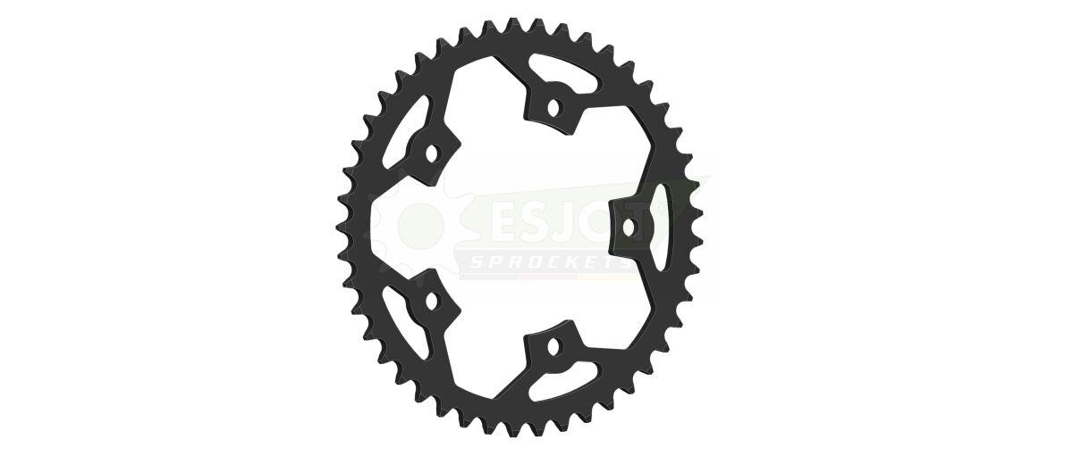 50-32225-45 - Esjot Standard 520 Sprocket For Royal Enfield Guerrilla 450 ABS 2025 Rear Black 45T
