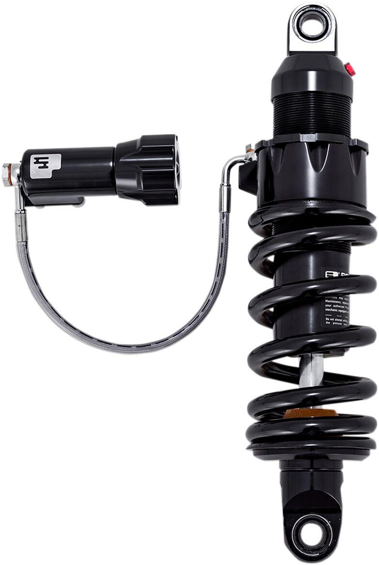 465-5047B - Progressive Suspension 465 Series Shock With Remote Adjustable Preload For Harley Davidson FLDE 1750 ABS 2018-2020 343.00 mm (13.50") - Black