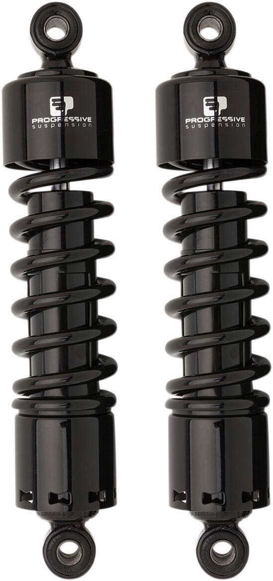 412-4036B - Progressive Suspension 412 Series Shocks For Harley Davidson FLD 1690 2012-2013 305mm (12.00") - Black