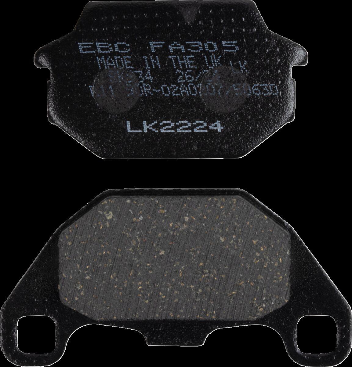 FA305 - EBC FA Series Organic Brake Pads For Arctic Cat Textron 150 2X4 2009-2011 Rear