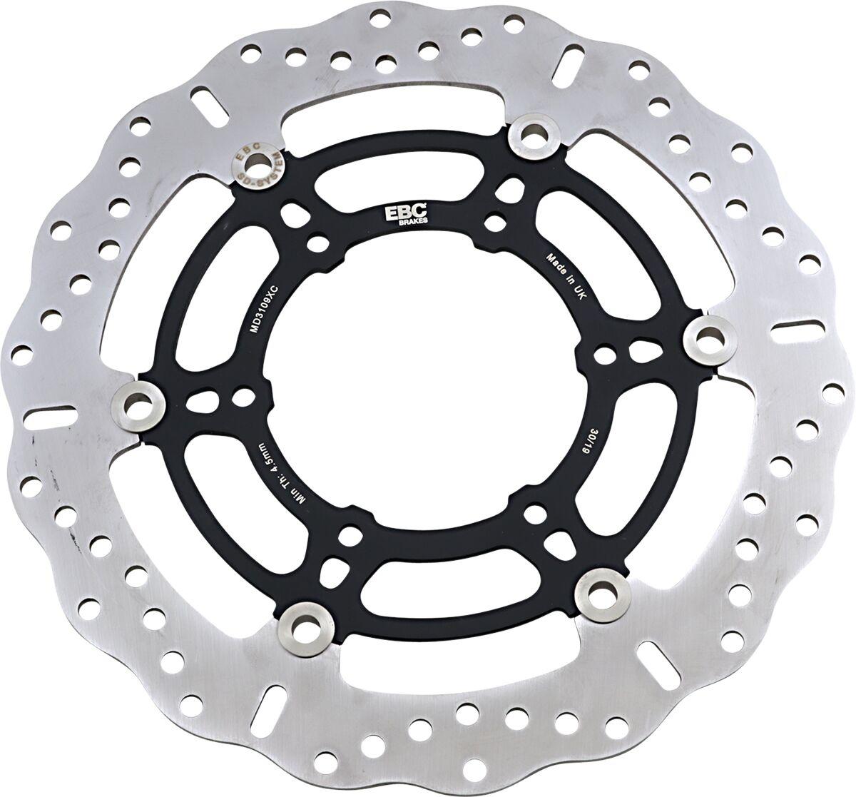 Ebc Black/Silver Md3109xc - Pro-Lite Xc Contour Wave Brake Disc For Suzuki Gsx-S 1000 2015-2016 Front