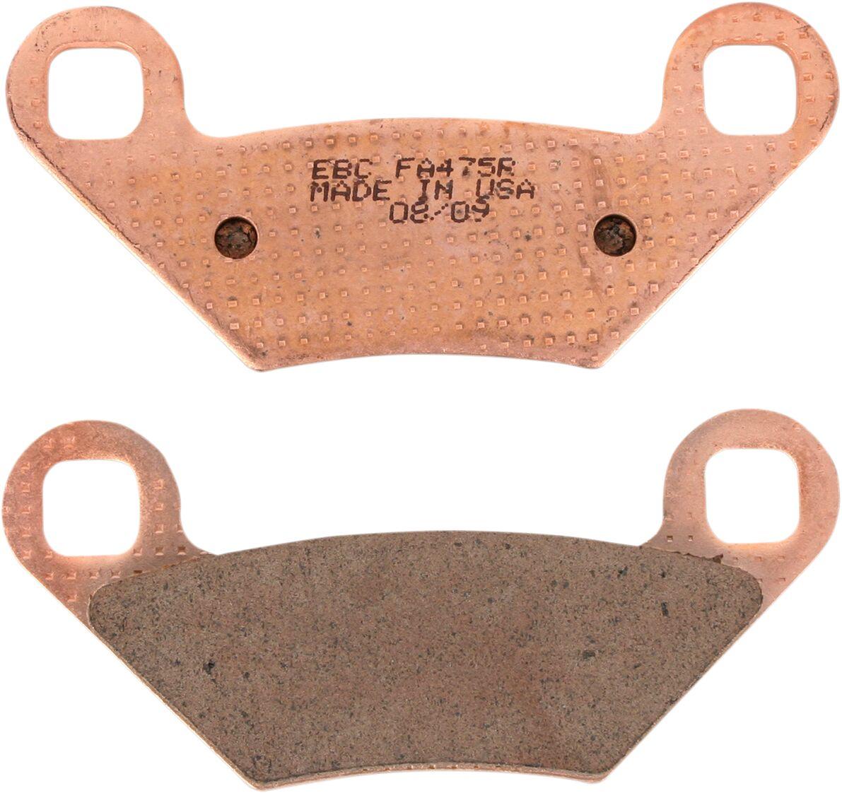 FA475R - EBC Long-Life Sintered "R" Brake Pads For Polaris Hawkeye 325 2X4 2015 Rear
