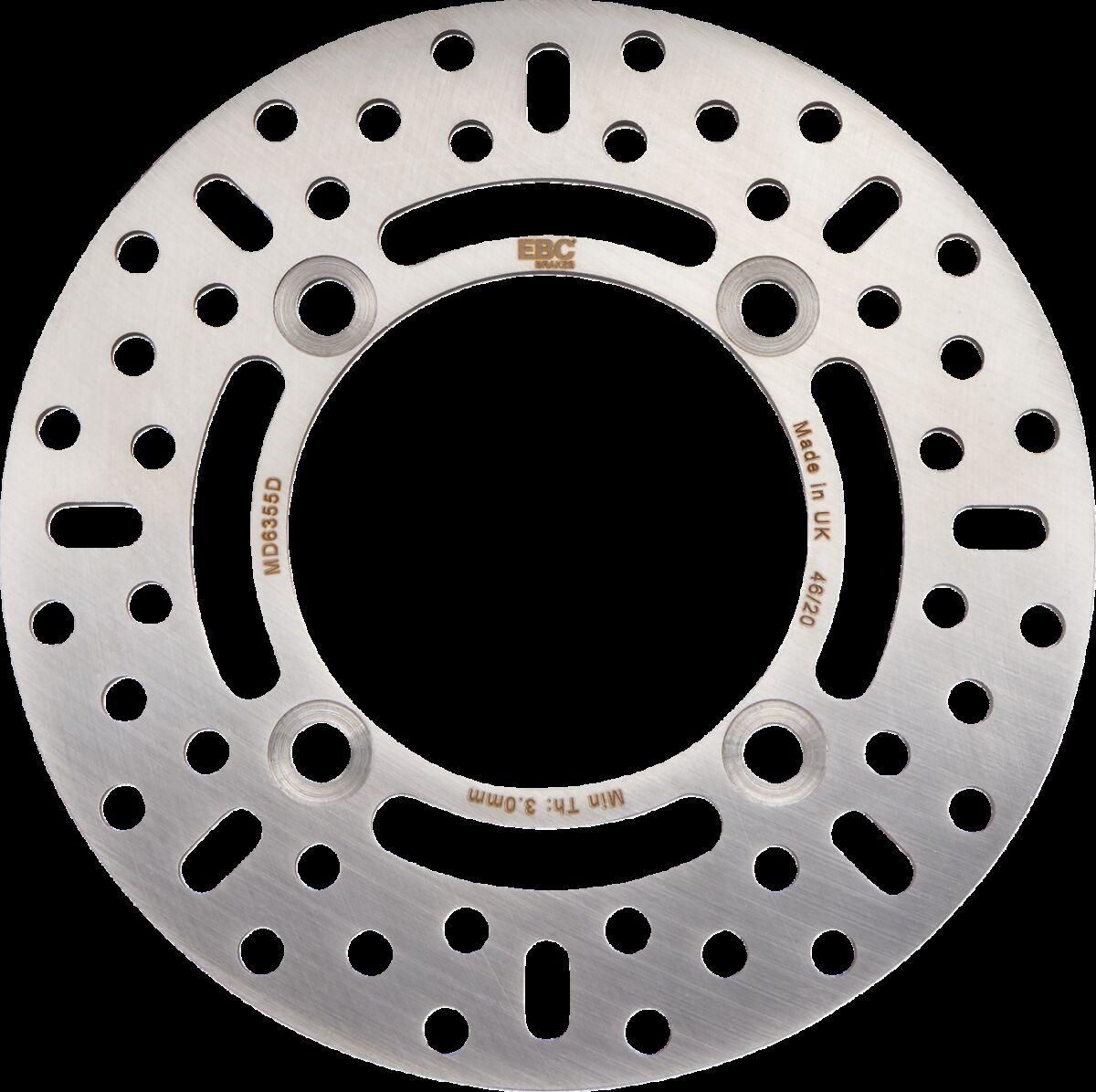 MD6355D - EBC Brake Disc For Suzuki LT-A 500 AXI 4X4 Kingquad 2012-2015 Front