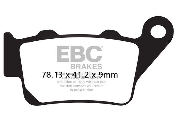 SFA213HH - EBC SFA-HH Series Sintered Scooter Brake Pads For BMW C1 125 2000-2003 Rear