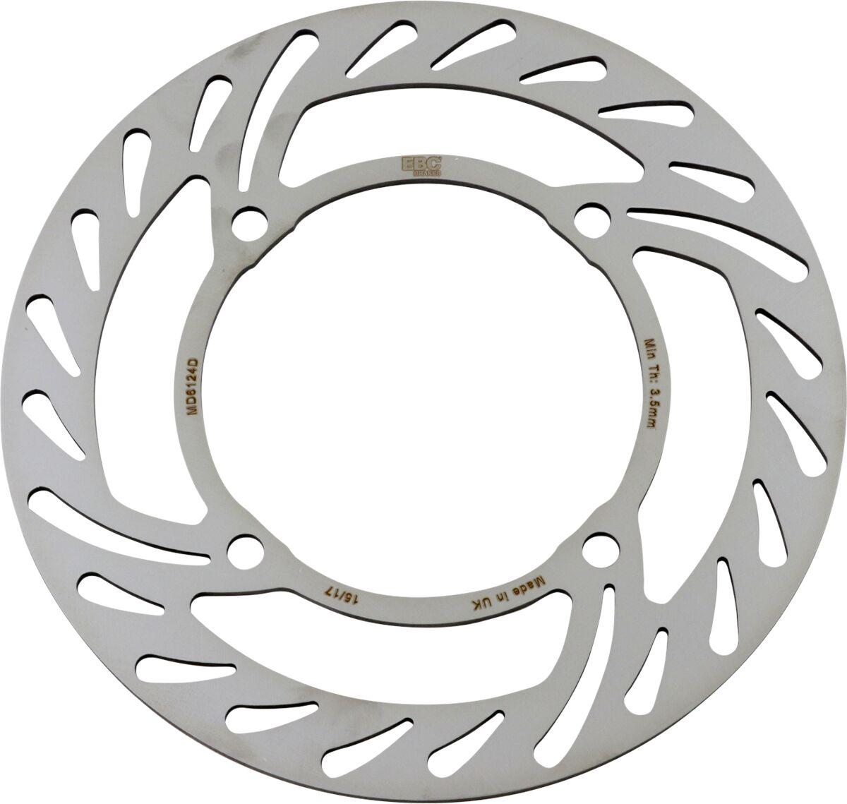 MD6124D - EBC Standard Brake Disc For Lex-Moto Adrenaline 125 2007-2018 Rear