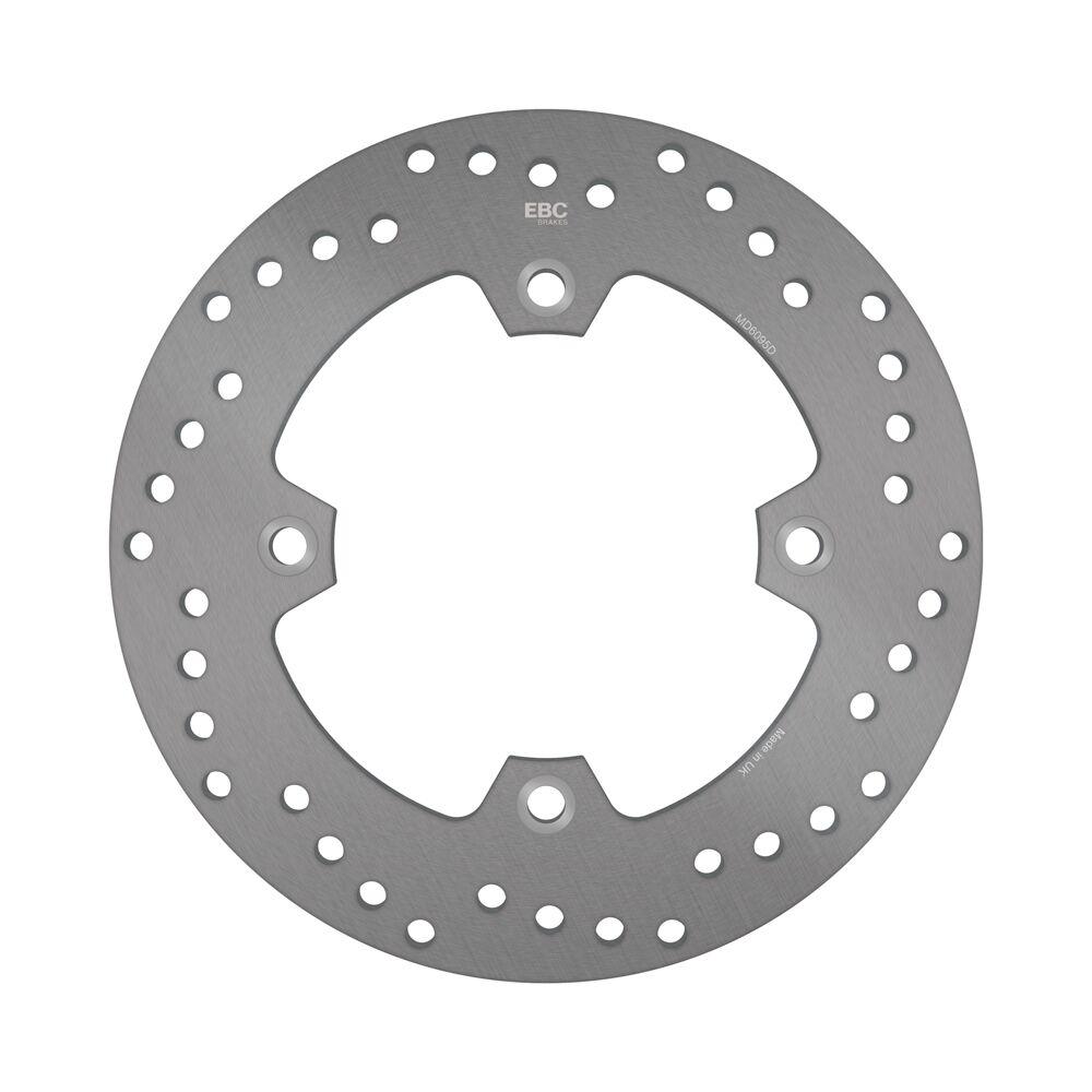 Ebc Silver/Stainless Steel Md6095d - Round D-Series Fixed Brake Disc For Suzuki Dr650se 1996-2000 Rear