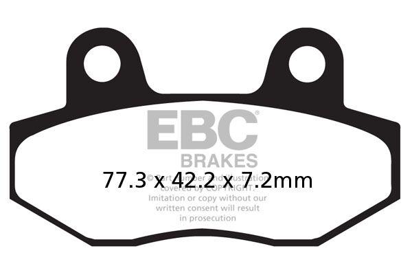 SFA086HH - EBC SFA-HH Series Sintered Scooter Brake Pads For Keeway Agora 50 4T 2011-2012 Front