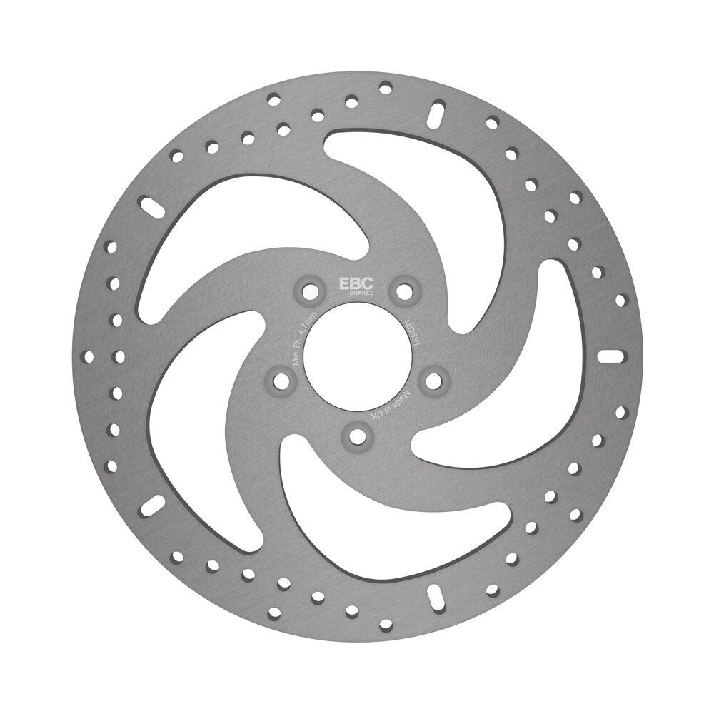 MD531 - EBC Round Fixed Brake Disc For Harley Davidson XG 500 Street 2015 Front Left