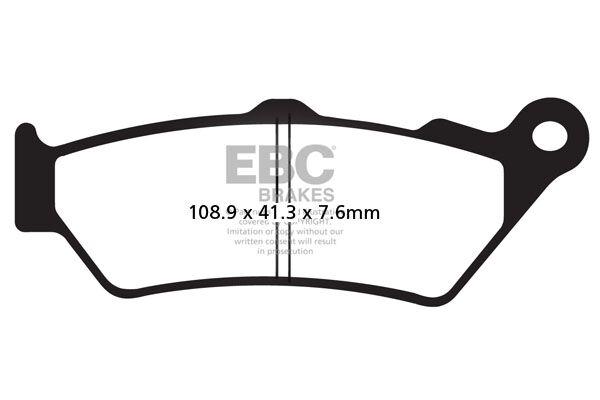 SFA209/2HH - EBC SFA-HH Series Sintered Scooter Brake Pads For BMW C1 125 2000-2003 Front