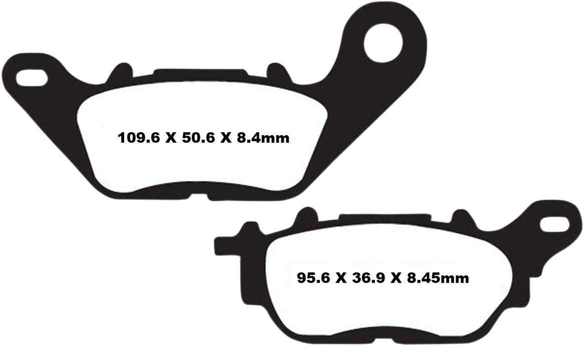 SFA464 - EBC SFA Series Organic Scooter Brake Pads For Lex-Moto Aspire 125 2012-2016 Rear