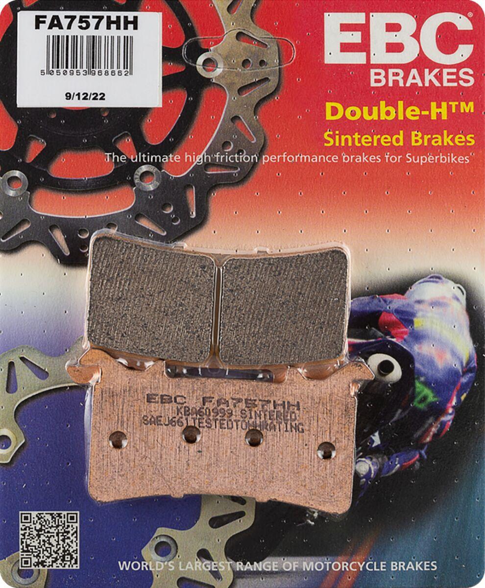 FA757HH - EBC Sintered HH Nissin Brake Pads For Honda CBR 1000 RR ABS 2017-2019 Front