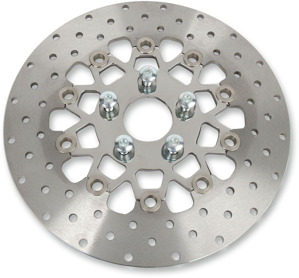 Ebc Silver Rsd019 - Custom Stainless Steel Brake Disc For Harley Davidson Flst 1340 1987-1990 Rear
