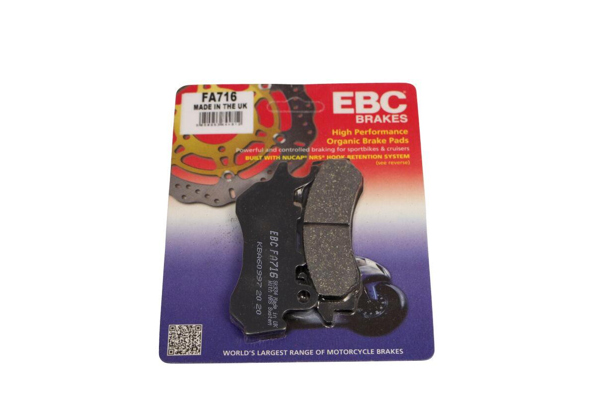 FA716 - EBC FA Series Organic Brake Pads For Honda CB 125F 2015-2024 Front
