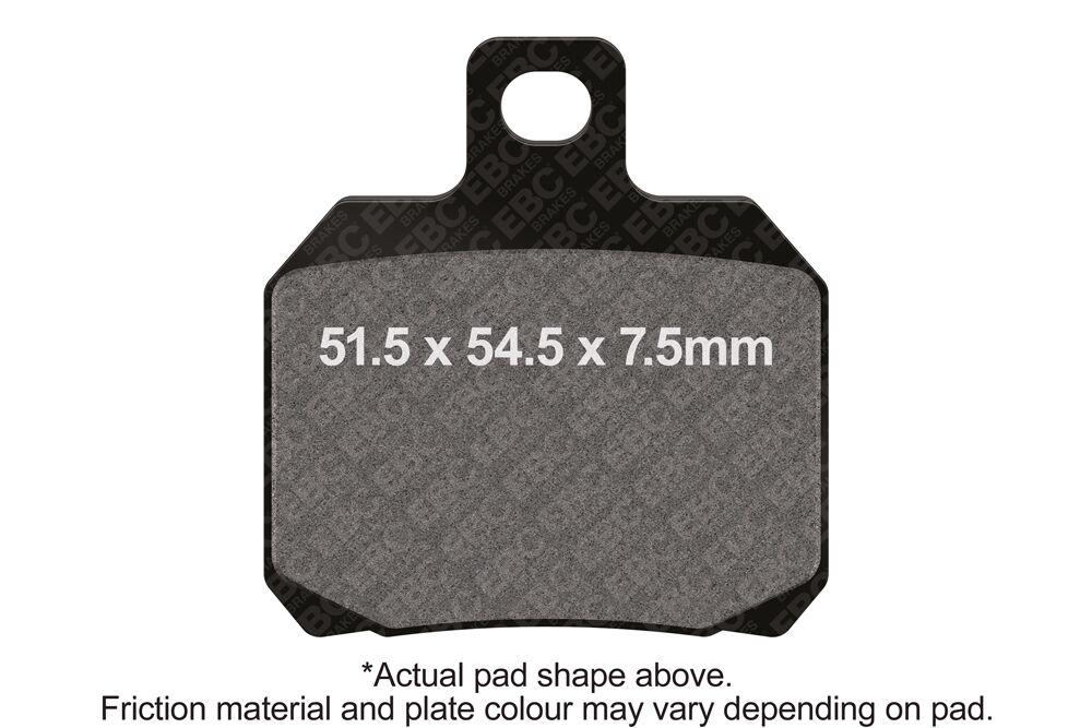 EPFA266HH - EBC Extreme Performance Sintered "EPFA" Brake Pads For Ducati 1098 2007-2008 Rear