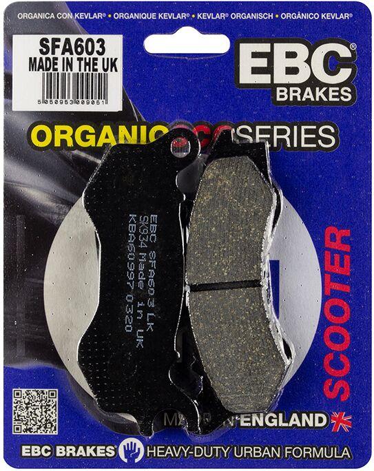 SFA603 - EBC Scooter "SFA" Brake Pads For LeX-Moto Adrenaline 125 EFI 2015-2019 Front